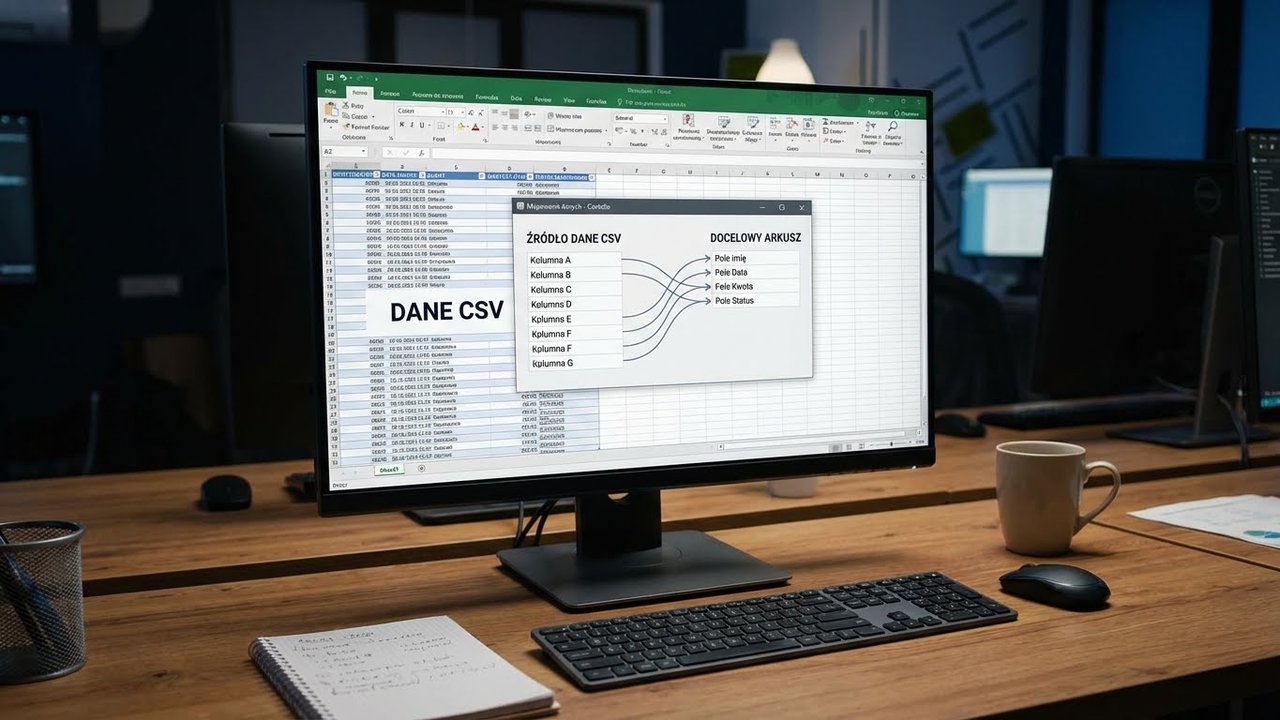 Mapowanie Kolumn CSV: Jak przygotować "brudny" plik z hurtowni pod masowe generowanie opisów AI?